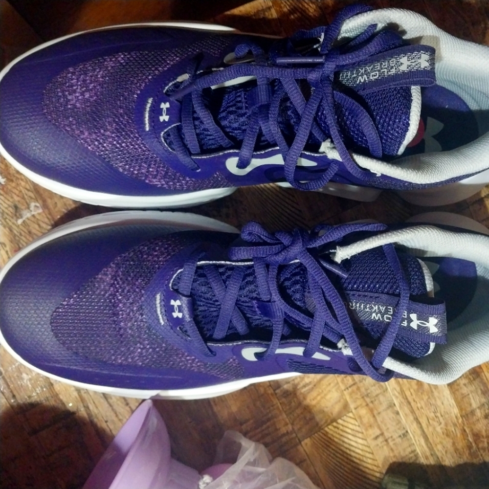 Under Armour Purple Athletic Shoes* Tqg Canw Off. Nee Never Worn.